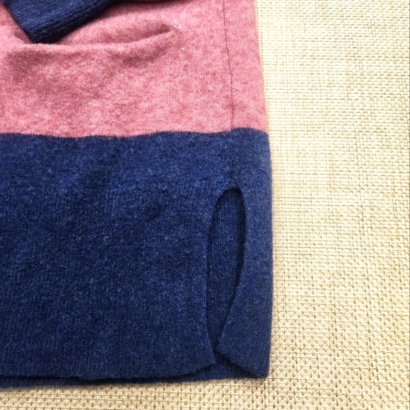 Madewell‎ Cardigan Womens Sz S Colorblock Oversized Alpaca Wool Blend - Picture 8 of 8